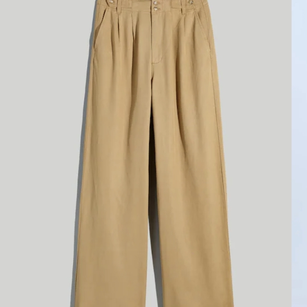Madewell Women The Harlow Wide-Leg Pant size 10